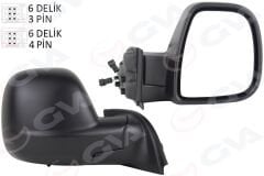GVA 1045172 DIŞ DİKİZ AYNASI SAĞ PARTNER-BERLINGO 12-18 ELEKTRİKLİ DESENLİ REZİSTANSLI SENSÖRLÜ