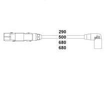HELLUX HBK.3406 BUJİ KABLOSU TK GOLF IV AKL 98-01 -AUDI A3 1.6 8V 96 > FABIA-OCTAVIA-SUPERB 2.0. 1.6 8V 99 >