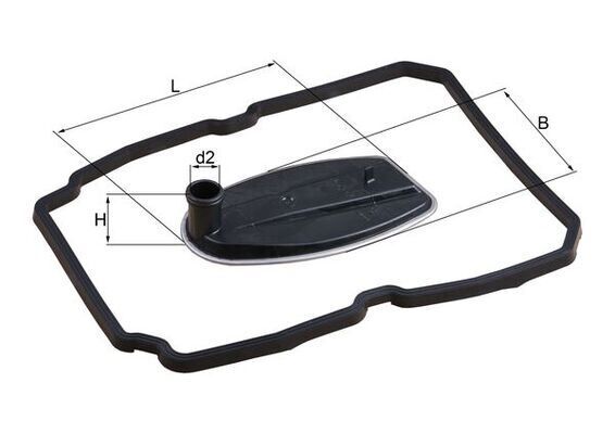 MAHLE HX81D OTOMATIK SANZIMAN YAGI FILTRE SETI MERCEDES W202 W203 W204 W210 W211 W212 W140 W220 R230 R171 W639
