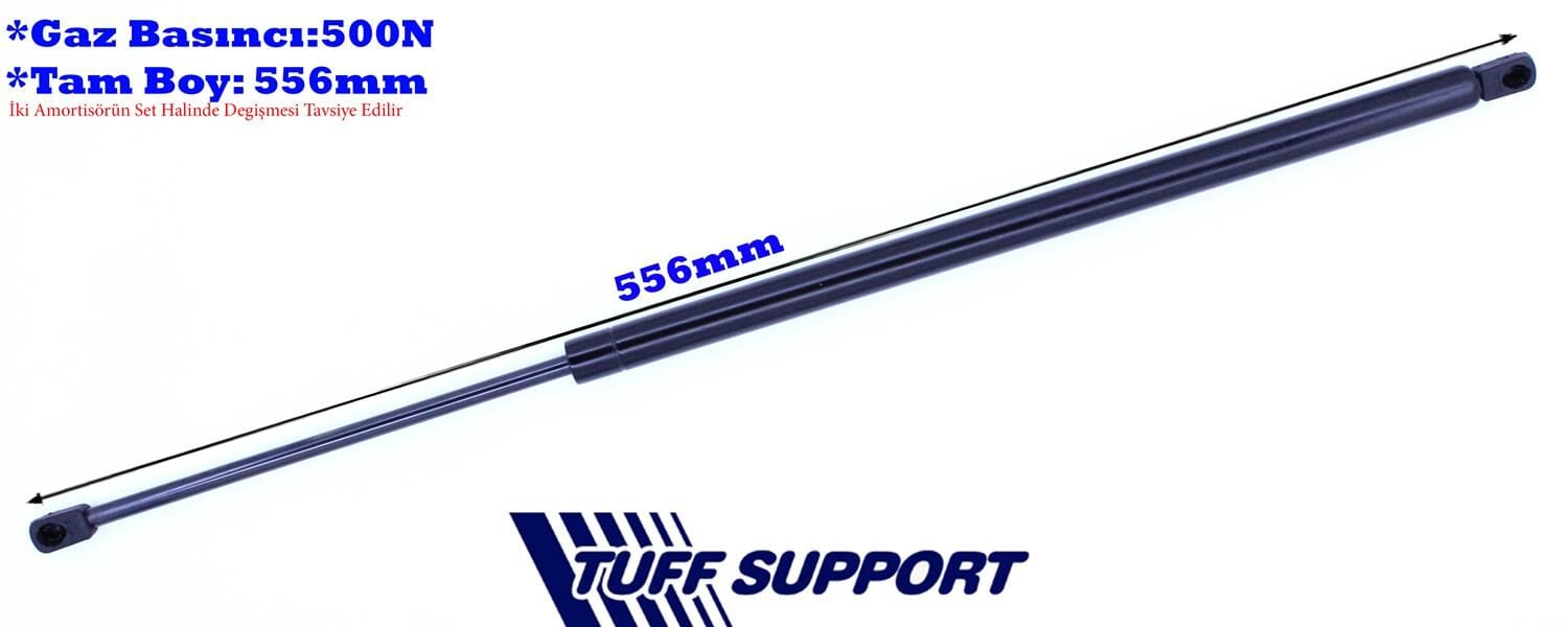 TUFFSUPPORT 611723 BAGAJ AMORTİSÖRÜ FORD FUSION 04>12 557MM/500N