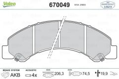 VALEO 670049 ÖN BALATA ISUZU
