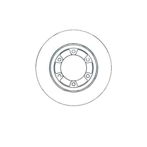 ÖN FREN AYNASI MAZDA PICK-UP B 2500 87-93 -PICK-UP E 2600 87> 272x22x6DLxHAVALI