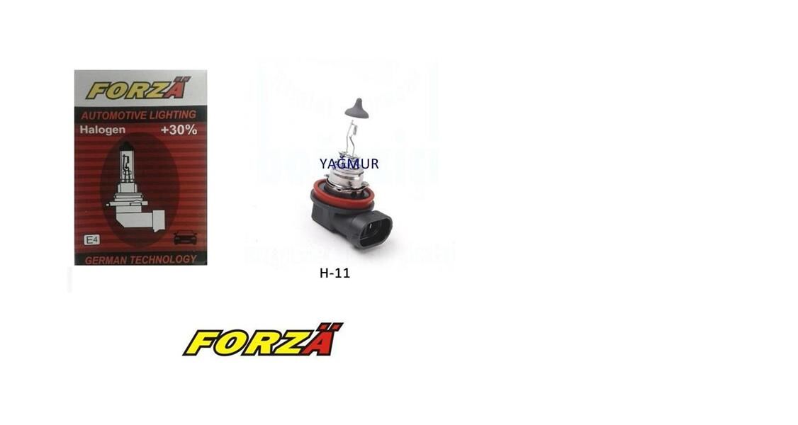 FORZA XP12H11 HALOGEN AMPÜL H - 11 12V.55W 30 FAZLA