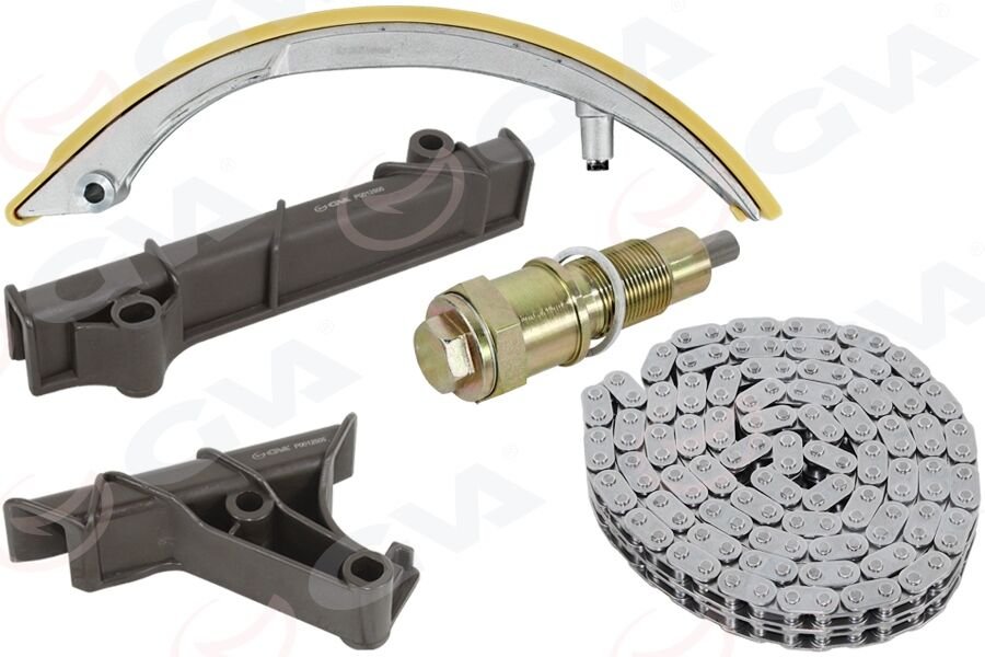 GVA 59C9913 EKSANTRIK ZINCIR SETI MERCEDES OM601 OM602 W201 W202 W210 W124 W460 W461 W463 W638 B901>B903