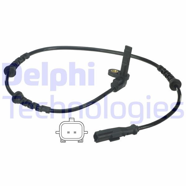 DELPHI SS20365 ABS SENSÖRÜ ÖN SAĞ-SOL RENAULT MEGANE III 09> FLUENCE 09> DACIA DUSTER 10>