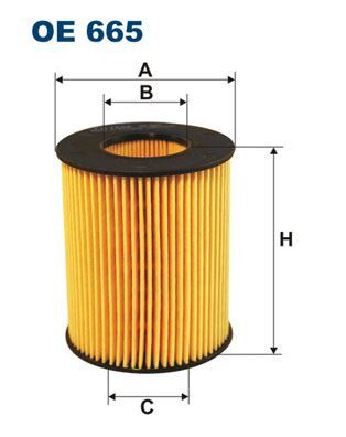 FILTRON OE665 YAĞ FİLTRESİ FORD MONDEO 01> 1.8-2.0-2.3 ZETEC