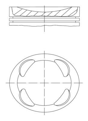 MAHLE 081PI00104000 PİSTON SEGMAN STD P207-P208-P308-P508-P2008-P3008-PARTNER-BERLINGO-C3-C4-C5-DS3-DS4 1.6 VTI EP6C 16V MINI N12 N16 R56 R57 R58 R59 R61 77mm