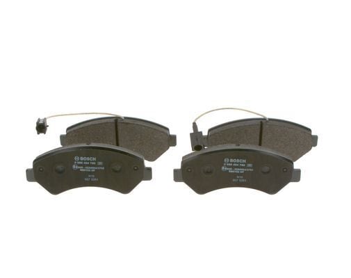BOSCH 0986494799 ÖN BALATA BOXER 06> JUMPER 06> DUCATO 06> 169.1x69.1x19