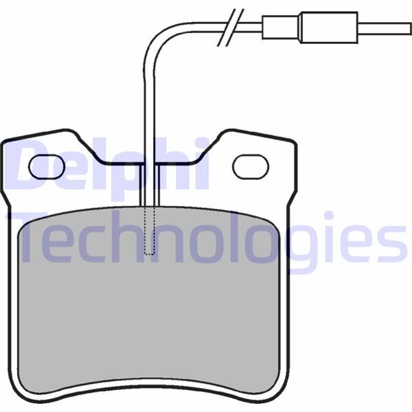 DELPHI LP667 FREN BALATASI ARKA MERCEDES W638 B901 B902 . PEUGEOT 406 605