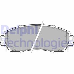 DELPHI LP2710 ÖN FREN BALATA HONDA CR-V 1.6L N16A2 İ-DTEC dizel otomatik vites 4x4 RE6 Kasa 13-> - Aşınma ikaz soketli