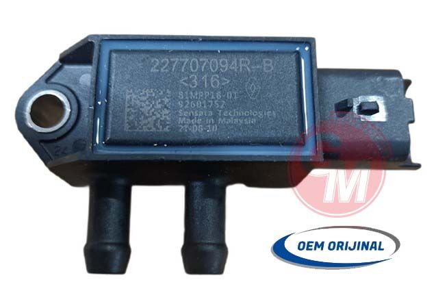 GUA 51259 EGSOZ PARTİKÜL BASINÇ SENSÖRÜ-ORİJİNAL ÜRÜN RENAULT MEGANE IV 15> TALISMAN 16> CLIO V 19> NISSAN QAS HQAI II 18> 1.-DACIA DUSTER II 18>DOKKER 18>