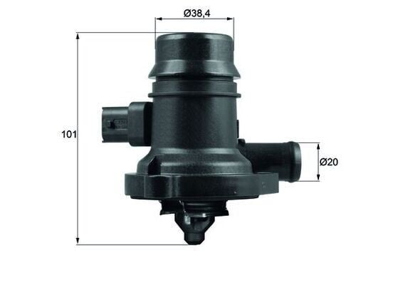 MAHLE TM36.103 TERMOSTAT ASTRA J 10>15 INSIGNIA A 09>17 CORSA D 07>14 CORSA E 15>19 MERIVA B 10>17 MOKKA 13>19 1.4 A14NET A14NEL B14NEH B14 NEJ 103c