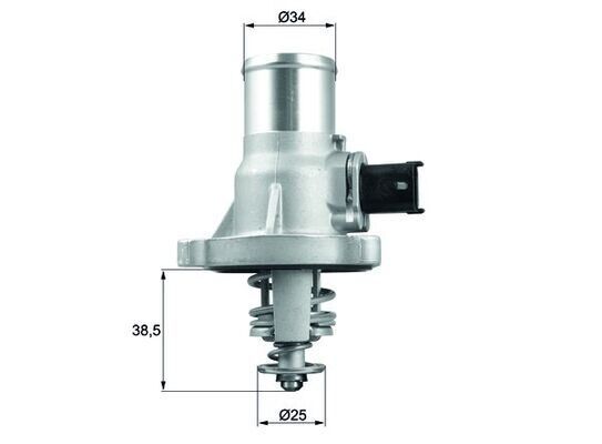 MAHLE TM41.105 TERMOSTAT 105C METAL GÖVDELİ MÜŞÜRLÜ ASTRA J-MOKKA-INSIGNIA-CRUZE 09>CROMA 05>1.6