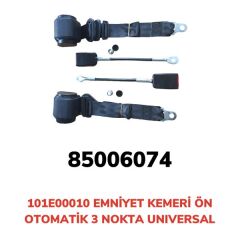 AFT 101E00010 EMNİYET KEMERİ ÖN 3 NOKTA OTOMATİK UNIVERSAL