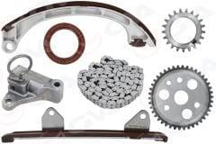 GVA 59C7116 EKSANTRİK ZİNCİR SETİ TOYOTA YARIS 1.3L 2SZ-FE SCP12 fransız üretim 03-> / 1.3L 2SZFE SCP90 VVTI fra nsız üretim 06-11