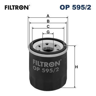 FILTRON OP595.2 YAĞ FİLTRESİ HYUNDAI İ20 1.2 12 >