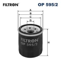 FILTRON OP595.2 YAĞ FİLTRESİ HYUNDAI İ20 1.2 12 >