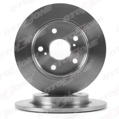 OTOZONE BD9011 ARKA FREN DİSKİ DOLU TİP TOYOTA AURIS COROLLA 1.4L 1NDTV NDE150 NDE180 D-4D dizel 07-> / 1.33L 1NR-FE NRE180 12-> - 270 ÇAP X 5 BİJON - Adet disk fiyatıdır