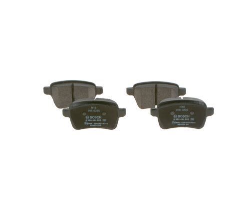 BOSCH 0986494802 ARKA FREN BALATASI OPEL CORSA E 14>19 ADAM 14>19 15 JANT RPO J67 FIAT EGEA 16> 500L 13> 264mm