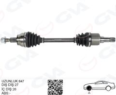 GVA 4433155 KOMPLE ÖN AKS SOL CONNECT 14> 1.6 TDCI