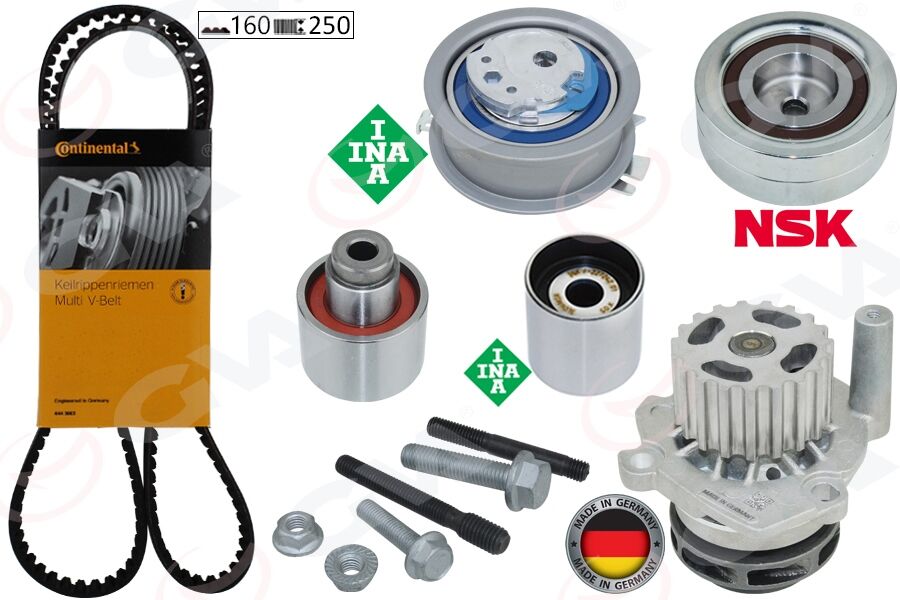 GVA 59WPK7577C-1 DEVİRDAİMLİ TRİGER SETİ CRAFTER-T6-A3-JETTA-CADDY-POLO-PASSAT 1.6-2.0 TDI CAYB/C/D-CAAB/C-CKUB-CFFB- CFWA-CAGA