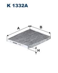 FILTRON K1332A KABİN FİLTRESİ İ30 1.6GDI 11-16 IX35 1.6-2.0-2.04WD 10 >