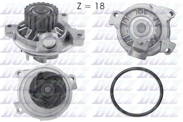 DOLZ A178 DEVİRDAİM TRANSPORTER IV 90-03 A6 95-97 S70 99-00 2.5 ENJ. TÜM MOD. B.KAFA