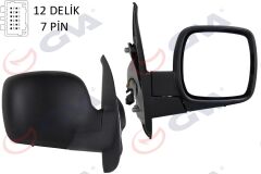 GVA 1016151 DIŞ DİKİZ AYNASI SAĞ KANGOO 08> ELEKTRİKLİ ISITMALI SENSÖRLÜ KONVEKS 7 FİŞ VM-6131EHSR
