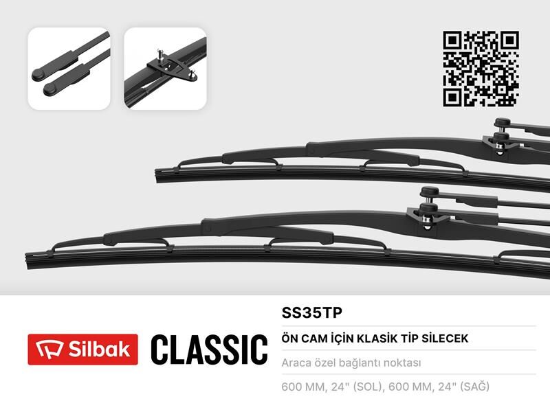 SİLECEK SÜPÜRGESİ 600MM IKARUS OTOBÜS-MAGIRUS-DEUTZ YMMERCEDES BENZ L310. 0310 80-