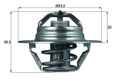 MAHLE TX88.82D TERMOSTAT 82C PEUGEOT P106-P205-P306-P309-P405-P605-P104-P806-PARTNER-BOXER CITROEN BERLINGO-XSARA -SAXO-JUMPER-XANTIA-ZX-BX-AX-XM RENAULT R11-FLASH-R9-R19 DZL-LGN 93-01 -KNG-DUCATO
