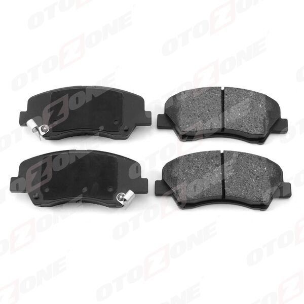 OTOZONE FDO8001-R ÖN FREN BALATA HYUNDAI ACCENT BLUE 1.4L 1.6L benzinli 10-> 1.6L CRDi dizel 10-> / ELANTRA 1.6L D4FB G4FG 6 vites 16-> / KIA RIO 1.4L D4FC 11-> - Aşınma ikaz soketli