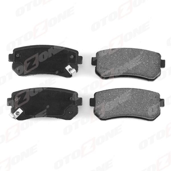 ARKA FREN BALATA HYUNDAI ACCENT ERA 1.4L G4EE 06-10 / İ30 1.4L 1.6L 08-> / İX35 1.6L G4FD GDİ 11-> / KIA CEED 1.4L 1.6L 07-> / SPORTAGE 1.6L G4FD GDİ 09-> / RIO 1.4L 1.6L 05-> Sürtünme yüzeyi düz