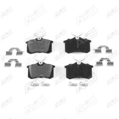 AYD 60100A ARKA BALATA FLUENCE-MEGANE II-III-P207-P308-P307-PARTNER-BERLINGO-C2-C3-C4-CROSSLAND- BORA-PASSAT 97 >GOLF IV-V-POLO 87x52.9x17
