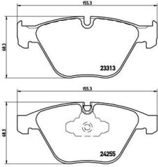 VALEO 671027 FREN BALATASI ON BMW E90 E91 E92 E93 E84