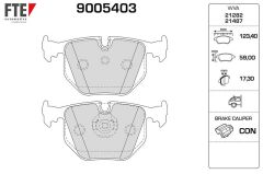 VALEO 9005403 FREN BALATASI ARKA BMW E38 E46 E53 E83 E85 E86 E39 E85 E52 . LAND ROVER RANGE ROVER III L322 FTE