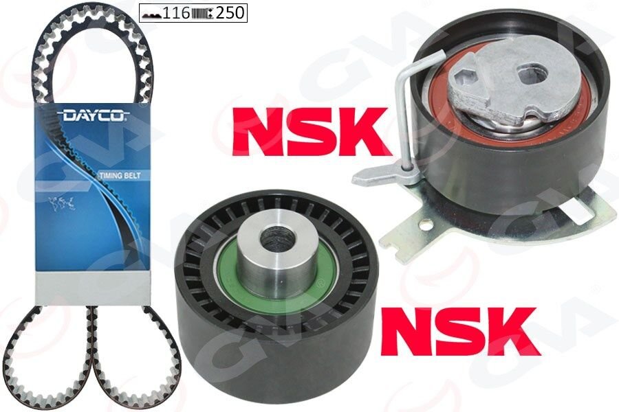 GVA 59T4328 TRİGER SETİ 116x25 C-MAX II 11> FOCUS III 11>17 -GALAXY III 11>17 2.0TDCI KUGA II 14>18 2.0TDCI- P307-308-407-508-607-807-EXPERT-C4-C5-C6-C8-JUMPY-SCUDO- 2.0 TDCI K025672XS