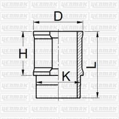 YENMAK 51-05909-000 MOTOR GÖMLEĞİ R21-MNGR-CNCRD 88.00 ÇAP STD