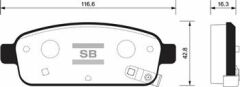 SANGSIN SP1363 ARKA FREN BALATASI ASTRA J 09> MOKKA 12> ZAFIRA C 12> CRUZE 09> TRAX 11> AVEO HB 13>