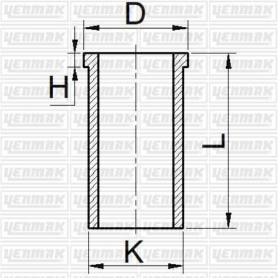 YENMAK 51-65732-000 MOTOR GOMLEK STD 8601MM TRANSIT CUSTOM TTF 14> YENI TRANSIT V363 TTG 14> RANGER TKE 11> 2.2 155PS