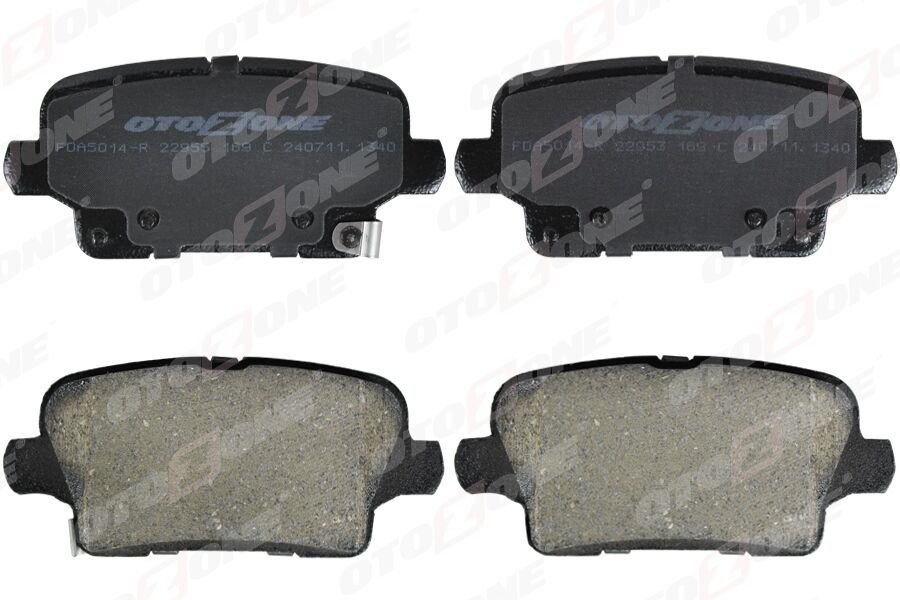 OTOZONE FDA5014-R ARKA FREN BALATASI OPEL INSIGNIA B 17>16 17 İNÇ METAL İNDİKATÖRLÜ