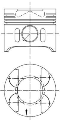 KOLBEN 97409610 PISTON SEGMAN 0.50 88.51mm MERCEDES OM611 OM612 OM613 W203 W210 W463 W220 W638 B901>B905 30 PIM