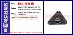 BSC 06968R AMORTİSÖR ÜST TAKOZU SAĞ-SOL RENAULT MEGANE IV 15> KADJAR 15> NISSAN QASHQAI II J11 13> 1.2 TCe 1 .5dCi 1.6 16V 1.6dCi