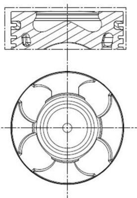 MAHLE 011PI00100000 MOTOR PİSTON SEGMAN STD 69.60 mm DOBLO-FİORİNO-LINEA-GRANDE PUNTO-ASTRA 1.3D MJET 1.3 CDTI EUR O 5