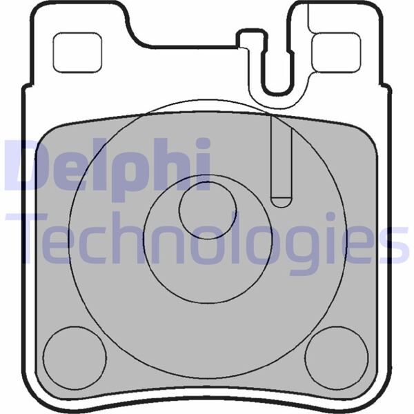 DELPHI LP841 FREN BALATASI ARKA MERCEDES W203 C208 W124 W210 W140
