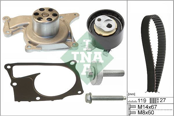 INA 530060730 DEVİRDAİMLİ TRİGER KAYIS SETİ RENAULT CLIO IV 12> SYMBOL III 13> FLUENCE 09> MEGANE IV 15> DACIA SAN DERO II 12> DUSTER 10> MERCEDES OM607 W176 W246 C117 W415 X156 . NİSSAN QASHQAI II 13> PULSAR 14> JU