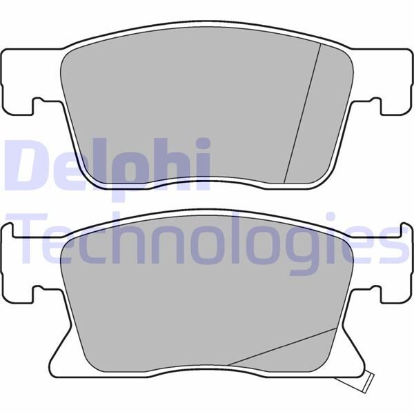 DELPHI LP3237 ÖN BALATA ASTRA K 15>22 16 inc 155.2x62.3x19.5