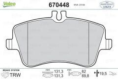 VALEO 670448 FREN BALATASI ON MERCEDES W202 W203 CL203 C209 R171