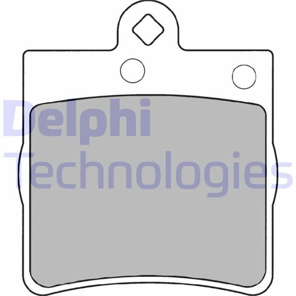 DELPHI LP1403 FREN BALATASI ARKA MERCEDES W202 S202 W203 CL203 W210 R170 R171