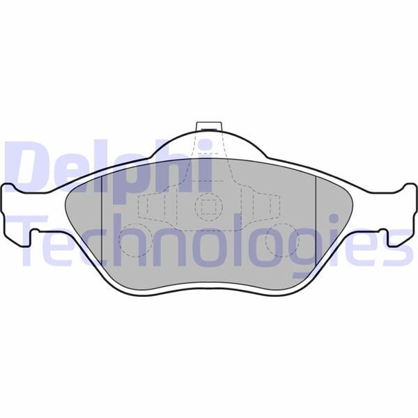 DELPHI LP1469 ÖN BALATA FIESTA 1.4TDCİ ABSLİ 00 > FUSION 02 > MAZDA 121 96 > MAZDA 2 03>