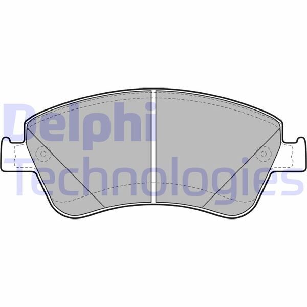 DELPHI LP2102 ÖN FREN BALATA TOYOTA AURIS. COROLLA 1.4L 1NDTV NDE150 D-4D dizel 07->